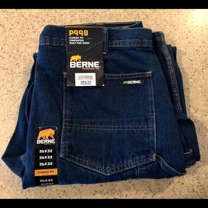 Men’s Berne Classic Carpenter Jeans NEW with TAGS